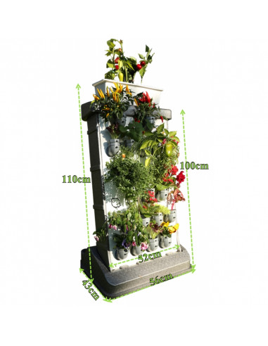 Masse Mobiles Hochbeet Innenraum