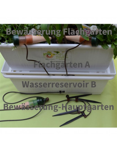 Bewaesserung für mobiles Hochbeet